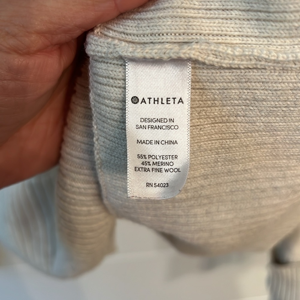 Athleta Split Back Hooded Sweater - image 8